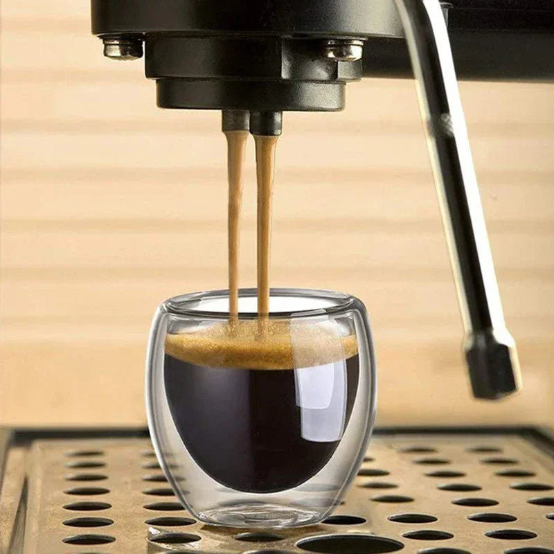 Tasse En Verre À Double Paroi Pour Café Et Thé