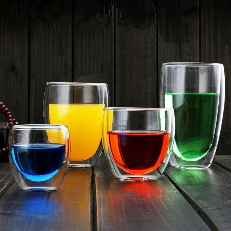 Tasse En Verre À Double Paroi Pour Café Et Thé