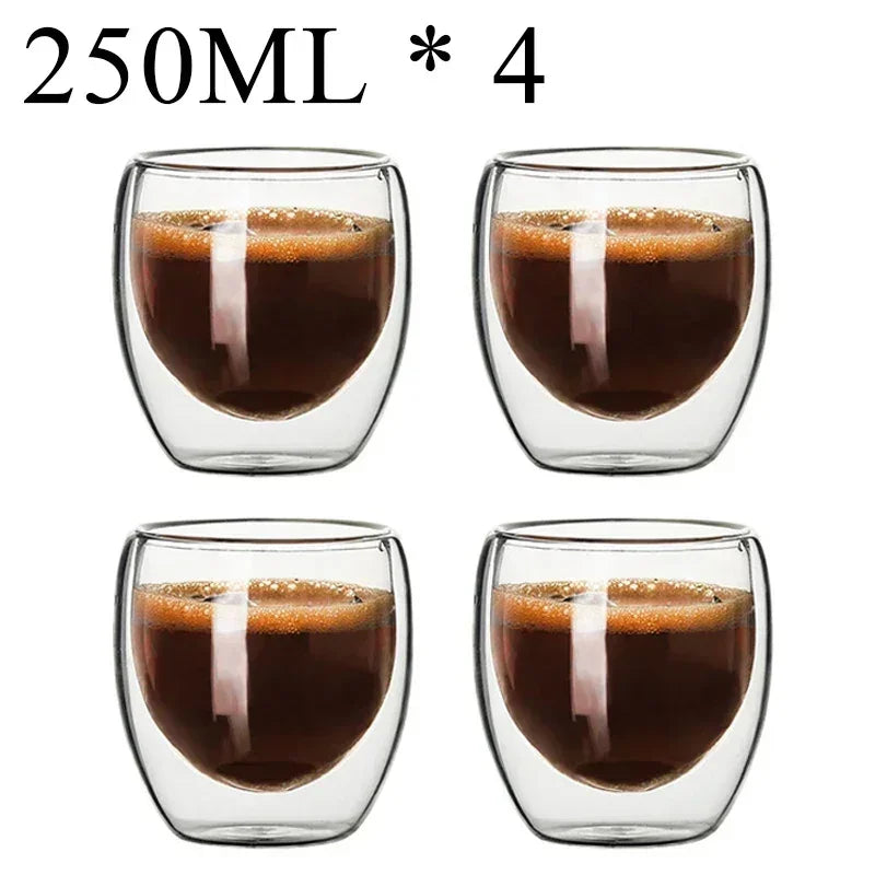 Tasse En Verre À Double Paroi Pour Café Et Thé