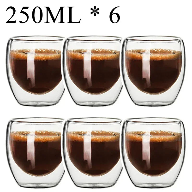 Tasse En Verre À Double Paroi Pour Café Et Thé