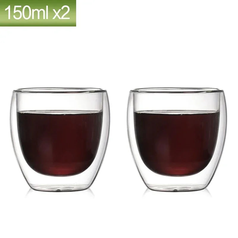 Tasse En Verre À Double Paroi Pour Café Et Thé