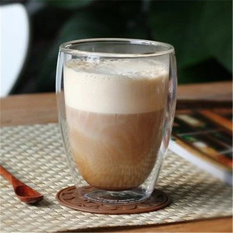 Tasse En Verre À Double Paroi Pour Café Et Thé