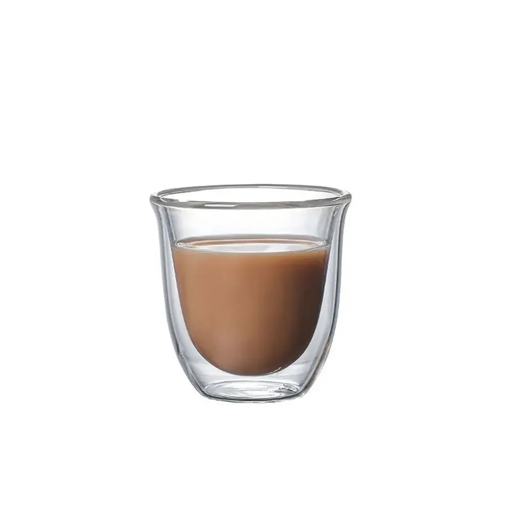 Tasse En Verre À Double Paroi Résistante À La Chaleur