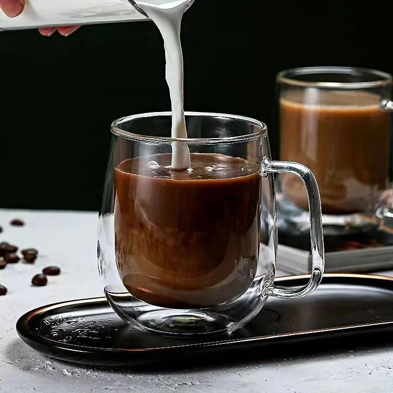 Tasse En Verre Borosilicate À Double Paroi