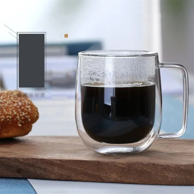 Tasse En Verre Borosilicate À Double Paroi