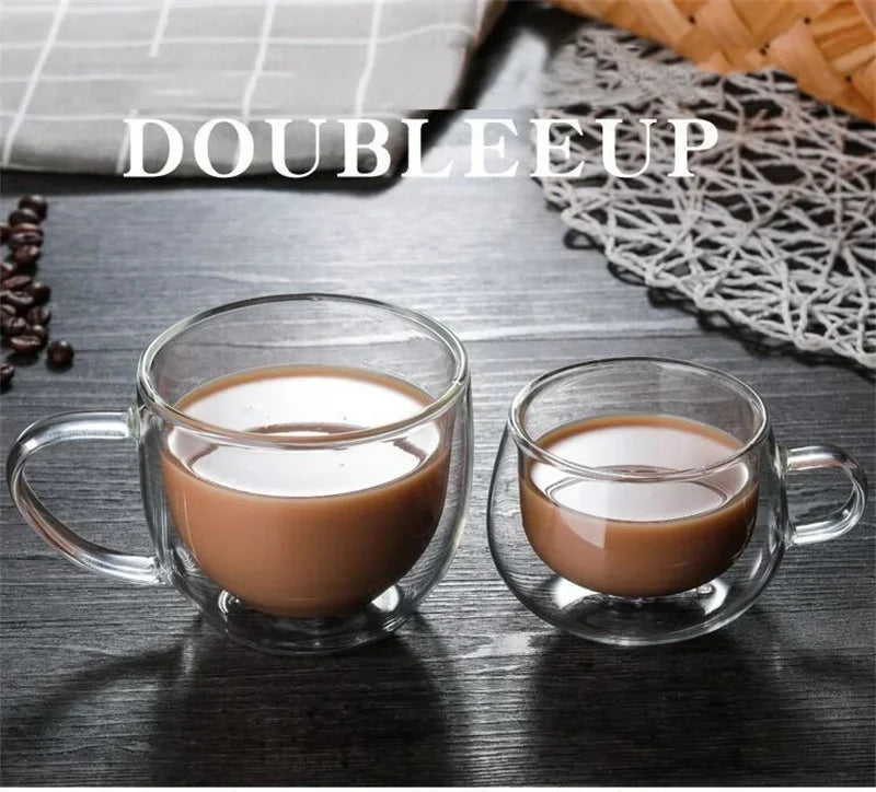 Tasse En Verre Borosilicate À Double Paroi