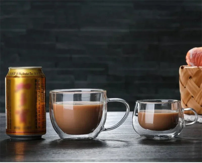 Tasse En Verre Borosilicate À Double Paroi