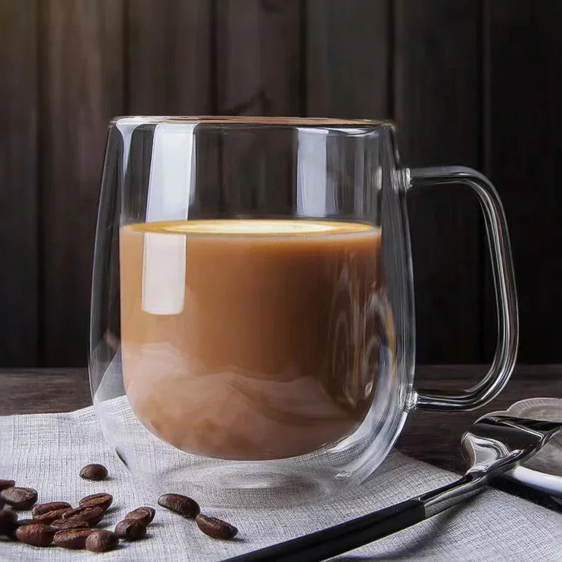 Tasse En Verre Borosilicate À Double Paroi