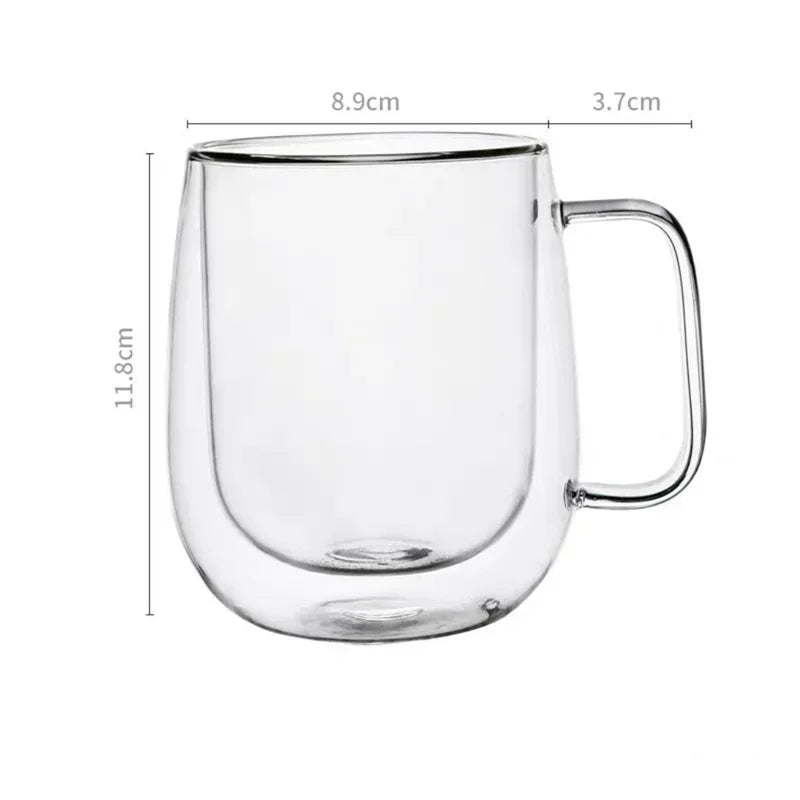 Tasse En Verre Borosilicate À Double Paroi