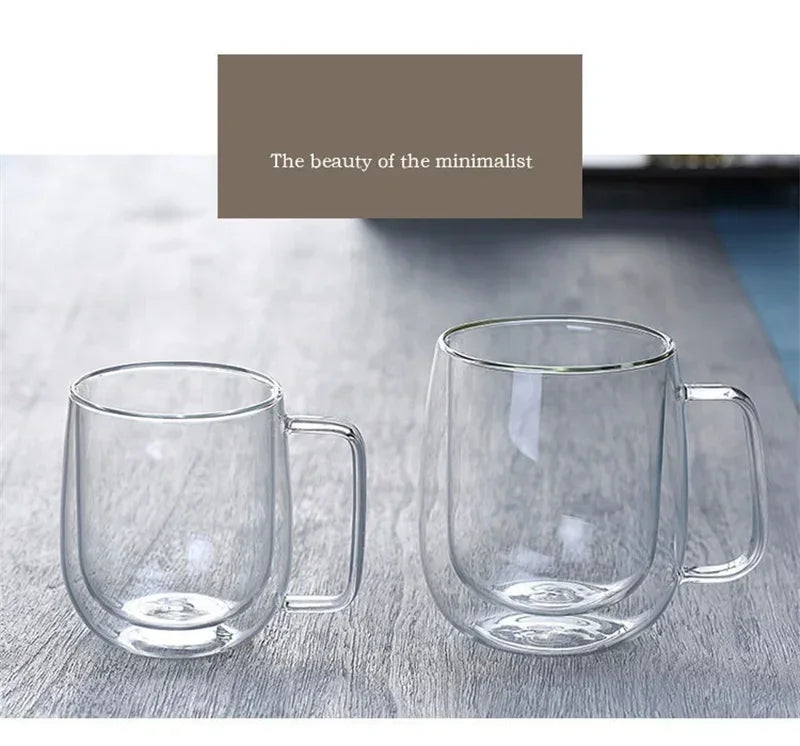 Tasse En Verre Borosilicate À Double Paroi