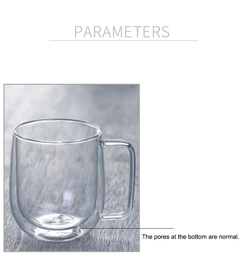Tasse En Verre Borosilicate À Double Paroi