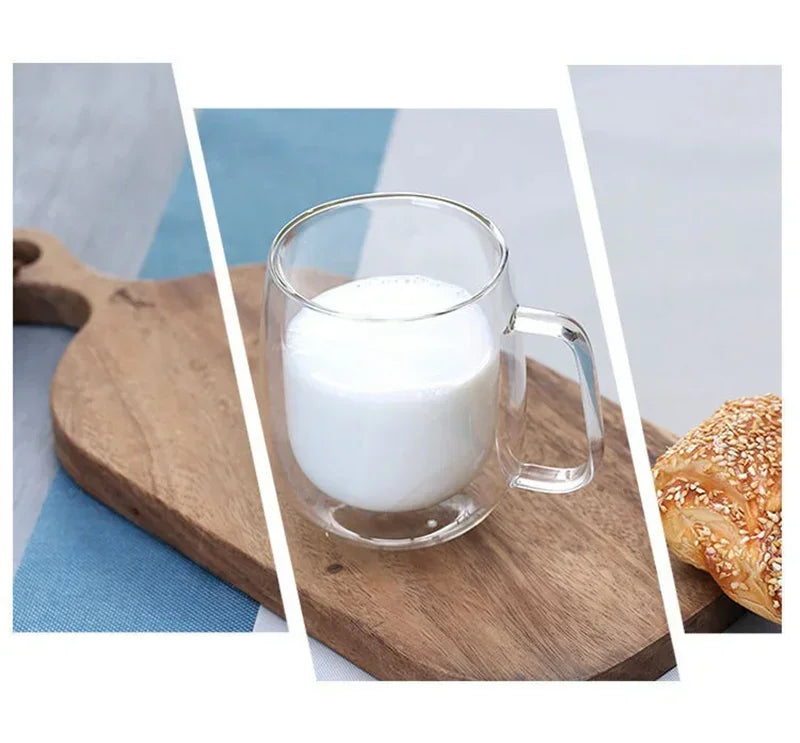 Tasse En Verre Borosilicate À Double Paroi
