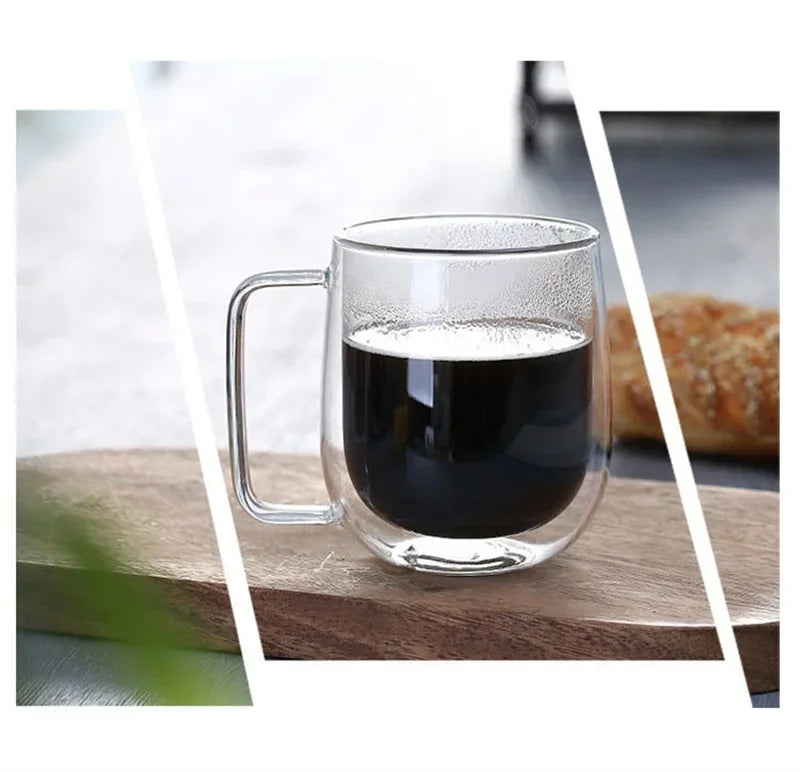 Tasse En Verre Borosilicate À Double Paroi