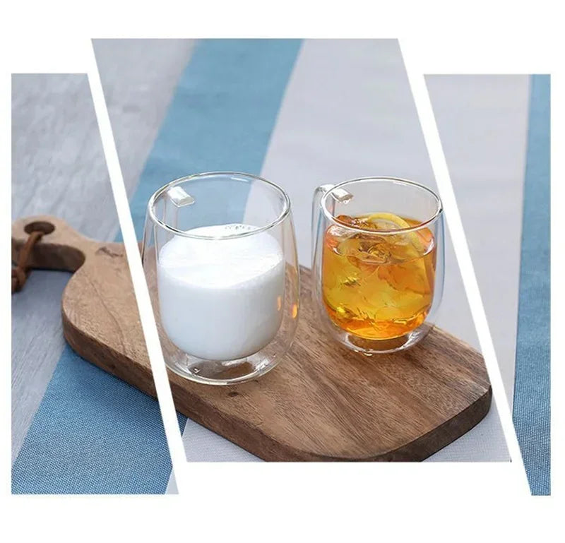 Tasse En Verre Borosilicate À Double Paroi