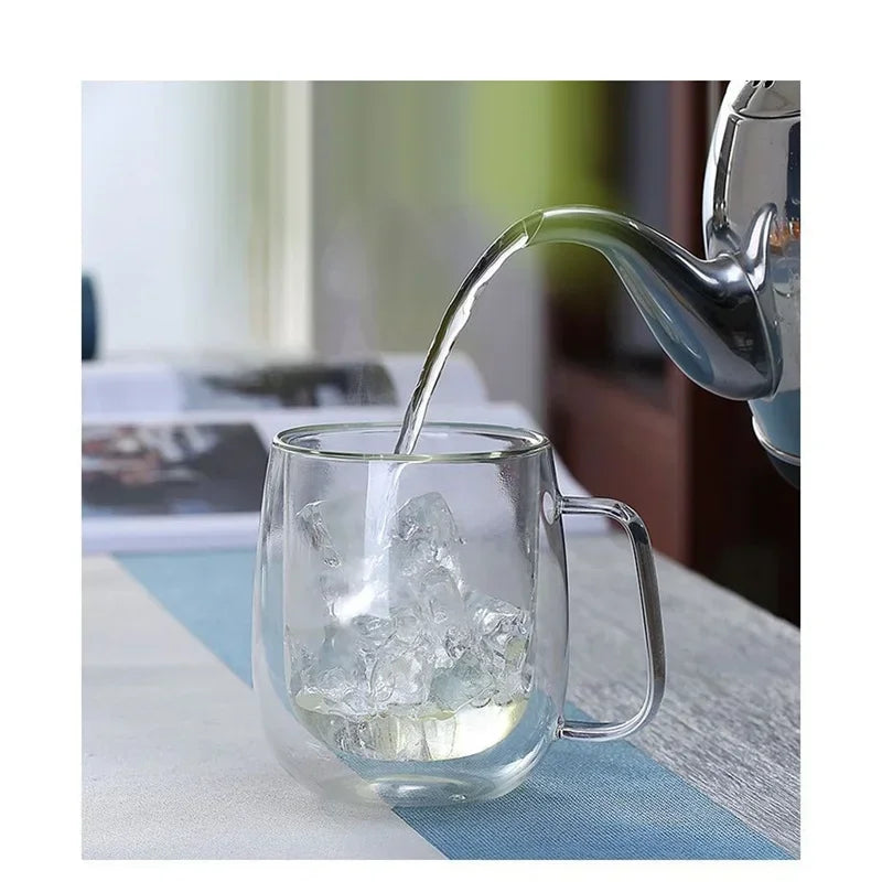 Tasse En Verre Borosilicate À Double Paroi