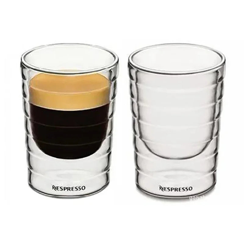 Tasse En Verre Double Paroi Résistante à la Chaleur