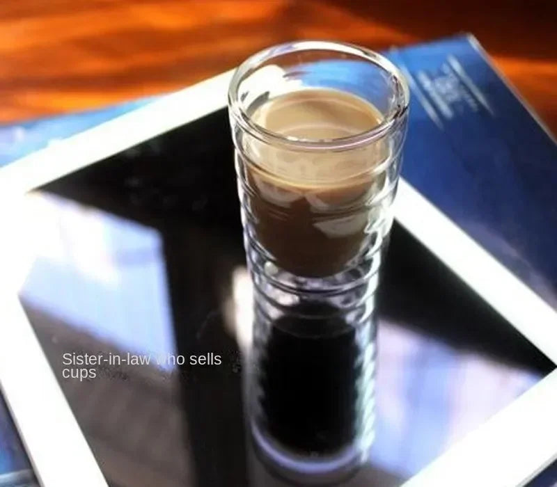 Tasse En Verre Double Paroi Résistante à la Chaleur