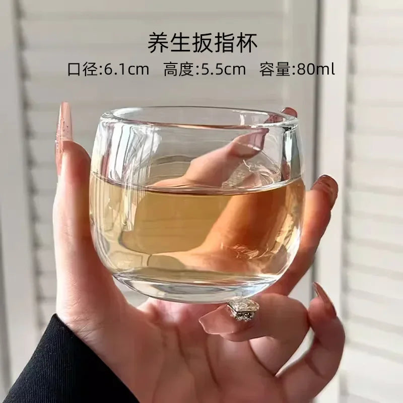 Tasse En Verre Épais Pour Thé Et Infusion