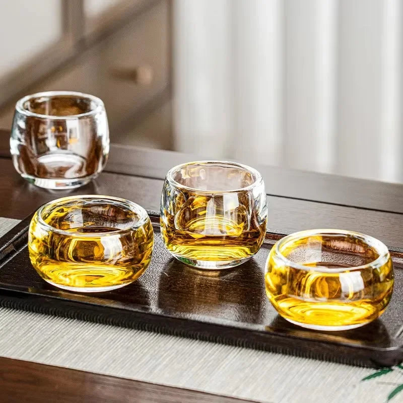 Tasse En Verre Épais Pour Thé Et Infusion Image