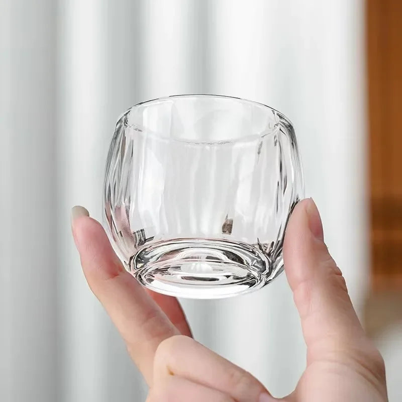 Tasse En Verre Épais Pour Thé Et Infusion Image