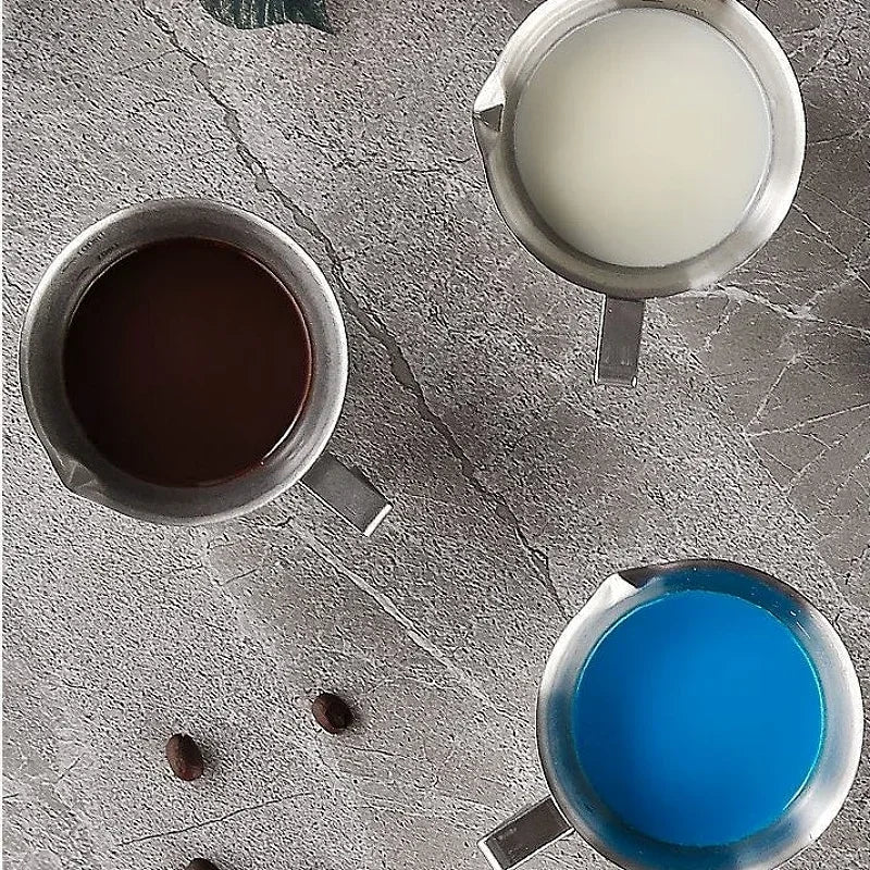 Tasse Espresso 100 Ml En Acier Inoxydable Avec Échelle