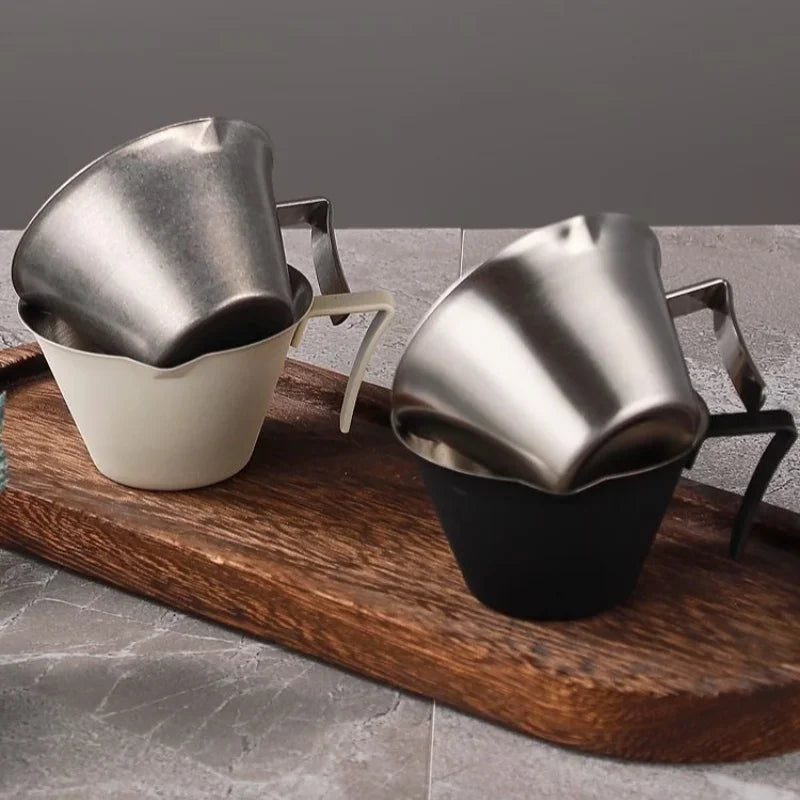 Tasse Espresso 100 Ml En Acier Inoxydable Avec Échelle