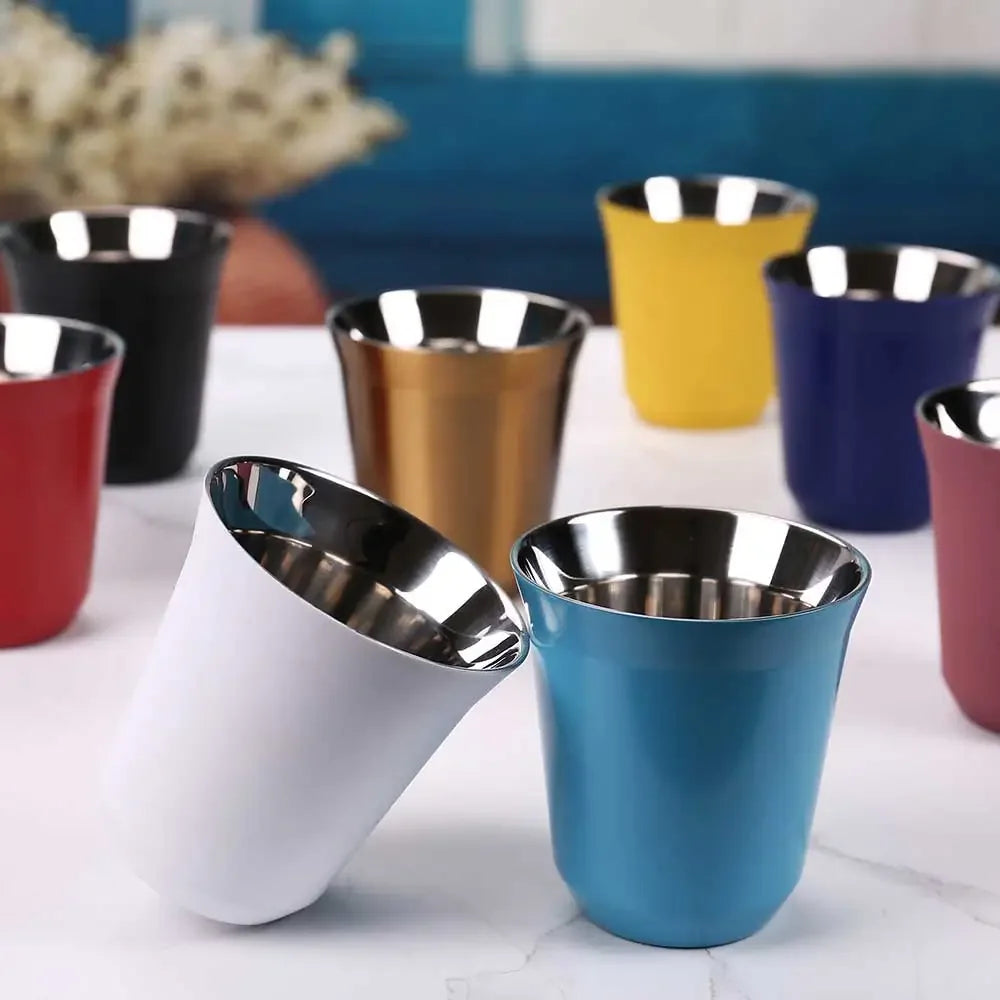 Tasse Espresso Isotherme En Acier Inoxydable 160 Ml