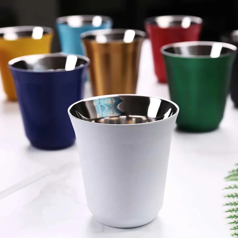 Tasse Espresso Isotherme En Acier Inoxydable 160 Ml