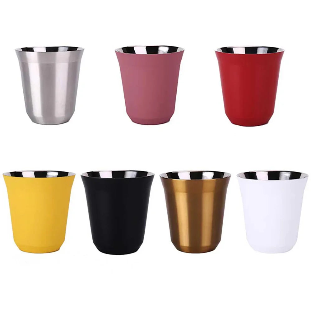 Tasse Espresso Isotherme En Acier Inoxydable 160 Ml