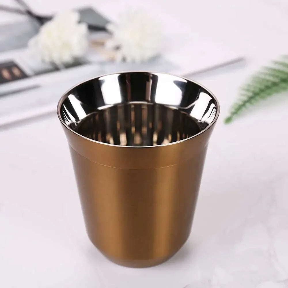 Tasse Espresso Isotherme En Acier Inoxydable 160 Ml