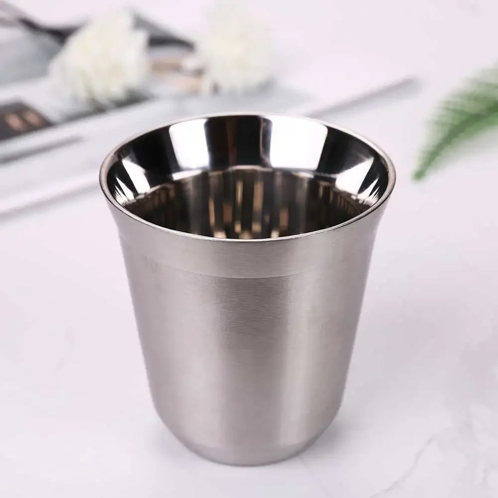 Tasse Espresso Isotherme En Acier Inoxydable 160 Ml