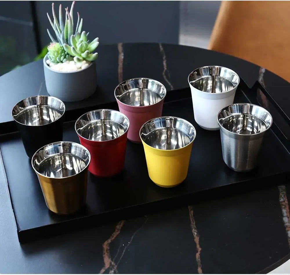 Tasse Espresso Isotherme En Acier Inoxydable 160 Ml