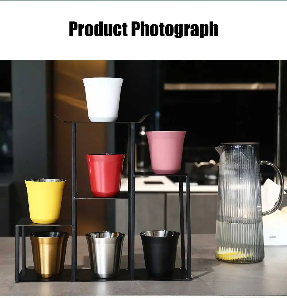 Tasse Espresso Isotherme En Acier Inoxydable 160 Ml