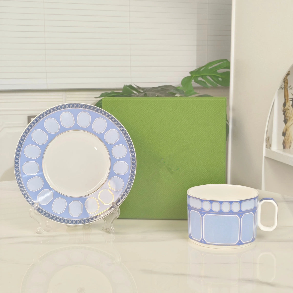 Tasse Et Soucoupe En Porcelaine Fine Style Européen
