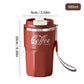 Tasse Isotherme Acier Inoxydable Double Paroi Avec Poignée et Couvercle