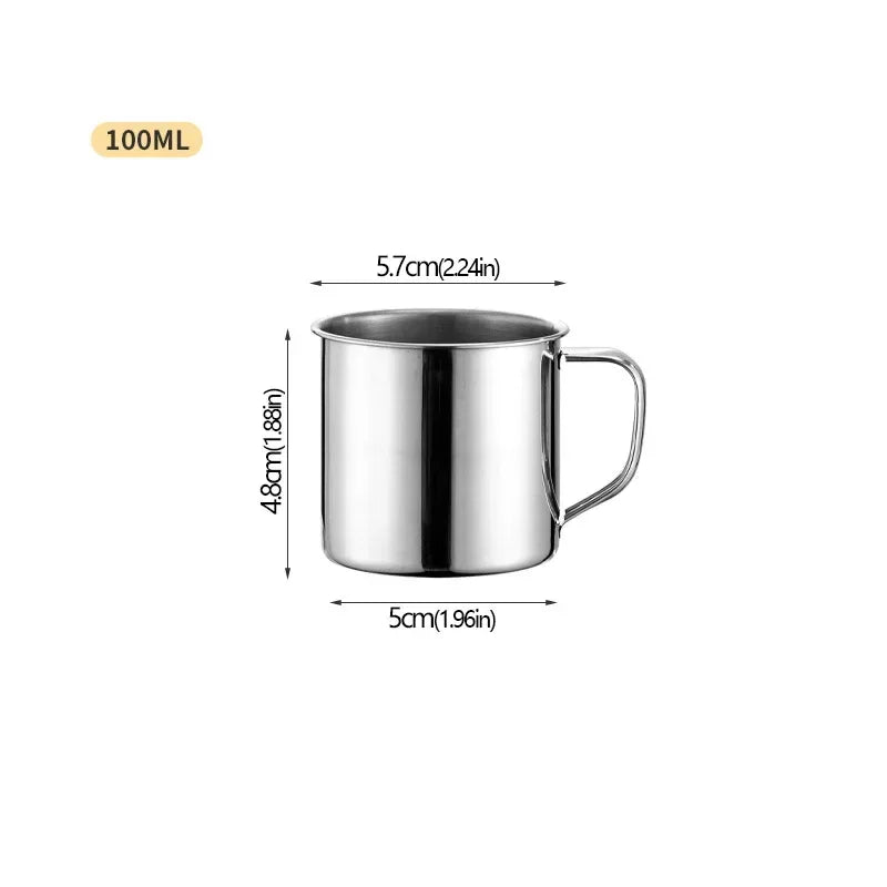 Tasse Isotherme en Acier Inoxydable Avec Anse pour Voyage