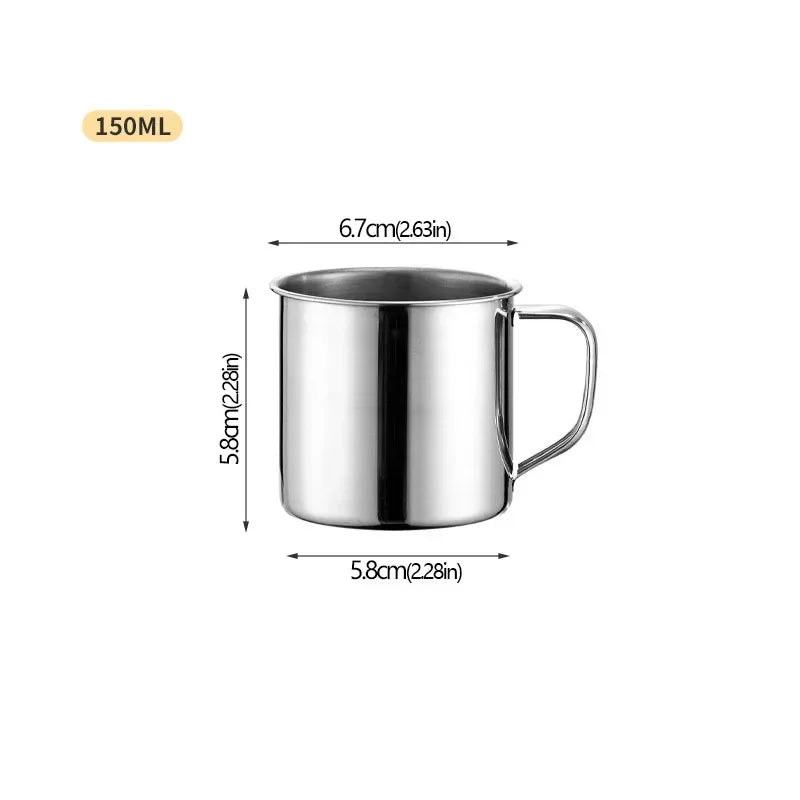 Tasse Isotherme en Acier Inoxydable Avec Anse pour Voyage