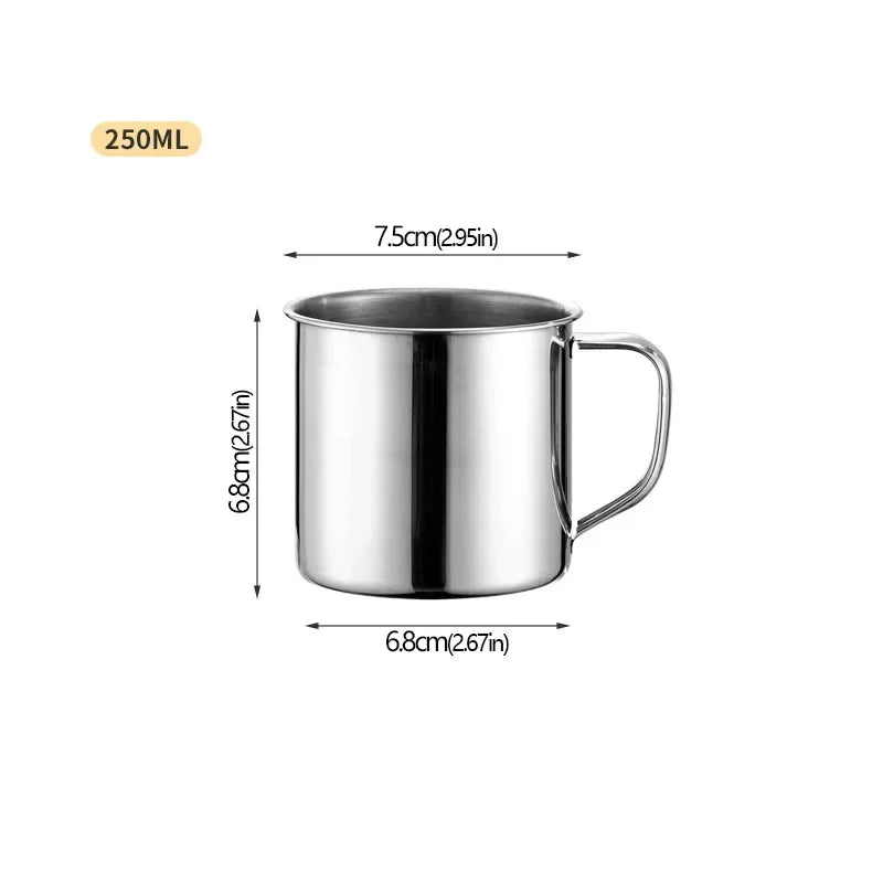 Tasse Isotherme en Acier Inoxydable Avec Anse pour Voyage