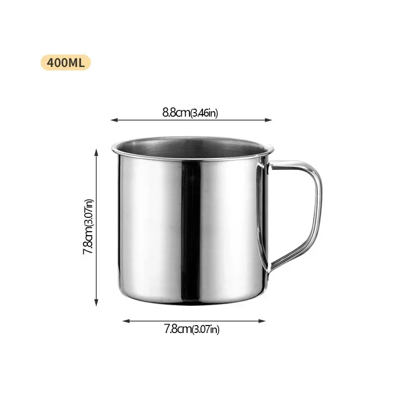 Tasse Isotherme en Acier Inoxydable Avec Anse pour Voyage