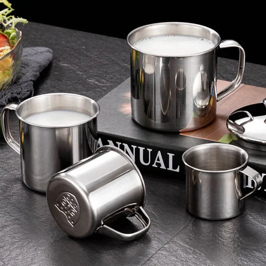 Tasse Isotherme en Acier Inoxydable Portable pour Camping et Voyage