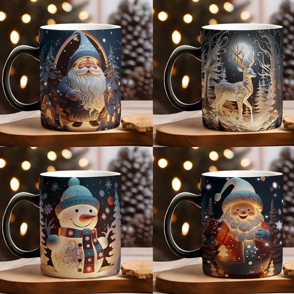 Tasse Magique de Noël en Céramique 325 Ml