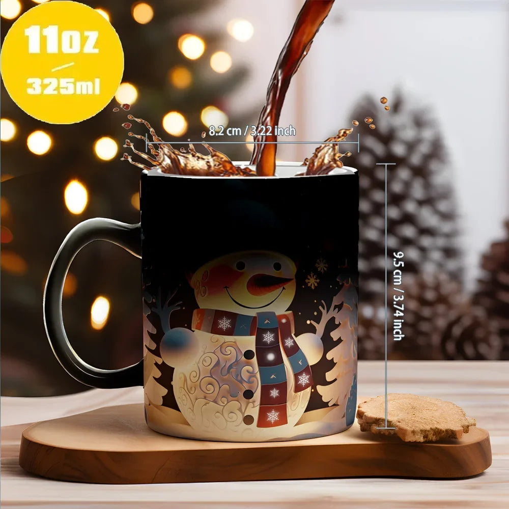 Tasse Magique de Noël en Céramique 325 Ml