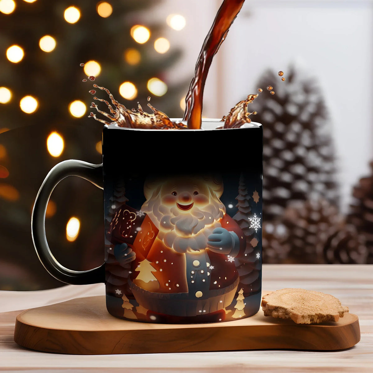 Tasse Magique de Noël en Céramique 325 Ml