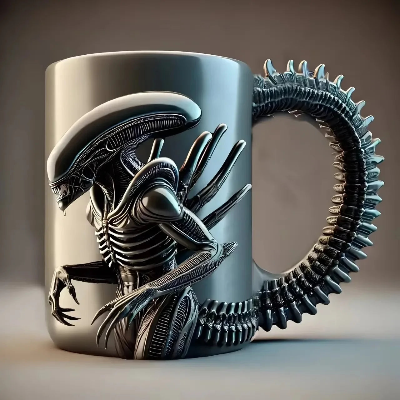 Tasse Xénomorphe 3D à Transfert Thermique pour Café