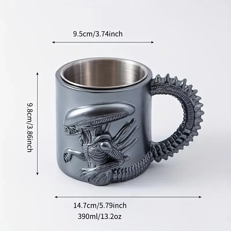 Tasse Xénomorphe 3D à Transfert Thermique pour Café