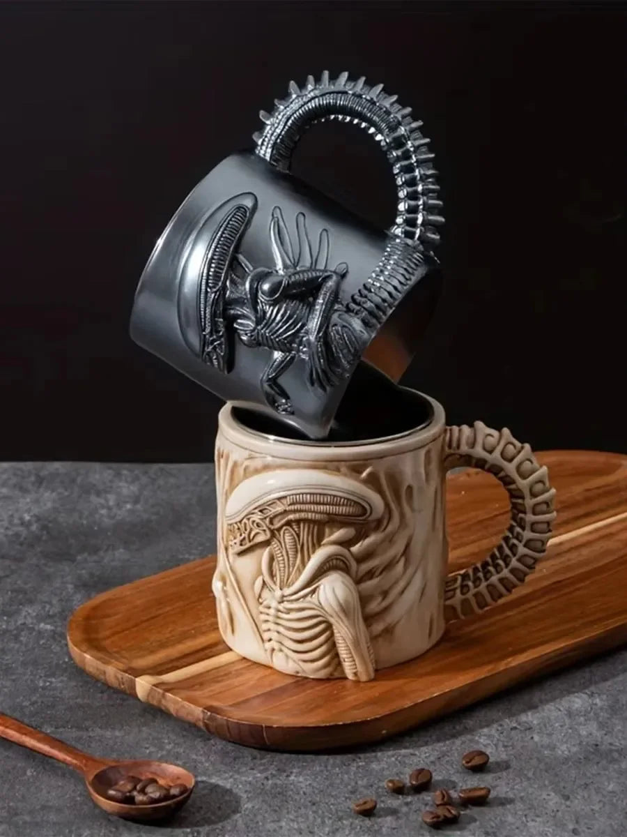 Tasse Xénomorphe 3D à Transfert Thermique pour Café