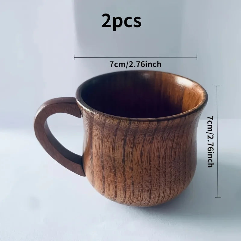 Tasses à Café en Bois Avec Poignées — photo 6