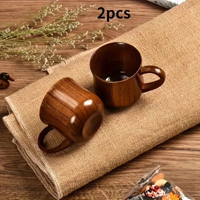 Tasses à Café en Bois Avec Poignées — photo 8