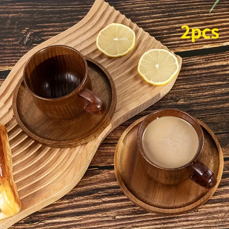 Tasses à Café en Bois Avec Poignées — photo 9