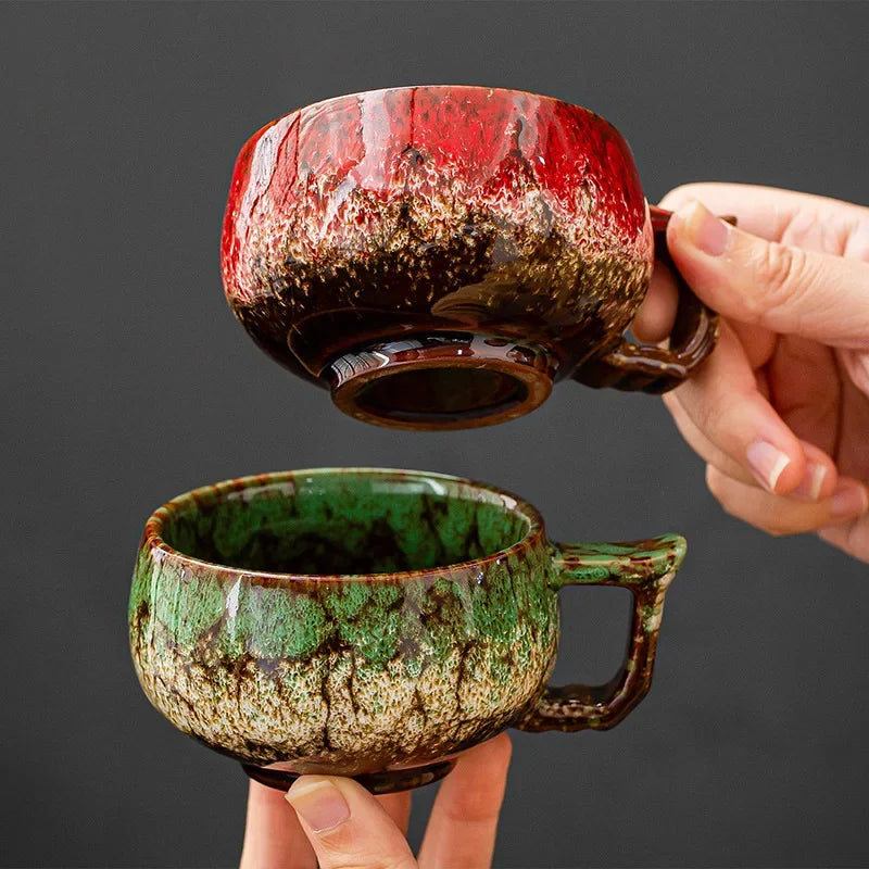 Tasses À Café En Céramique Glaçure Au Four